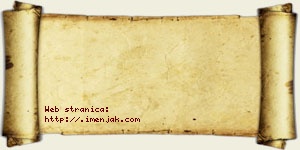 Anđela Janičijević vizit kartica